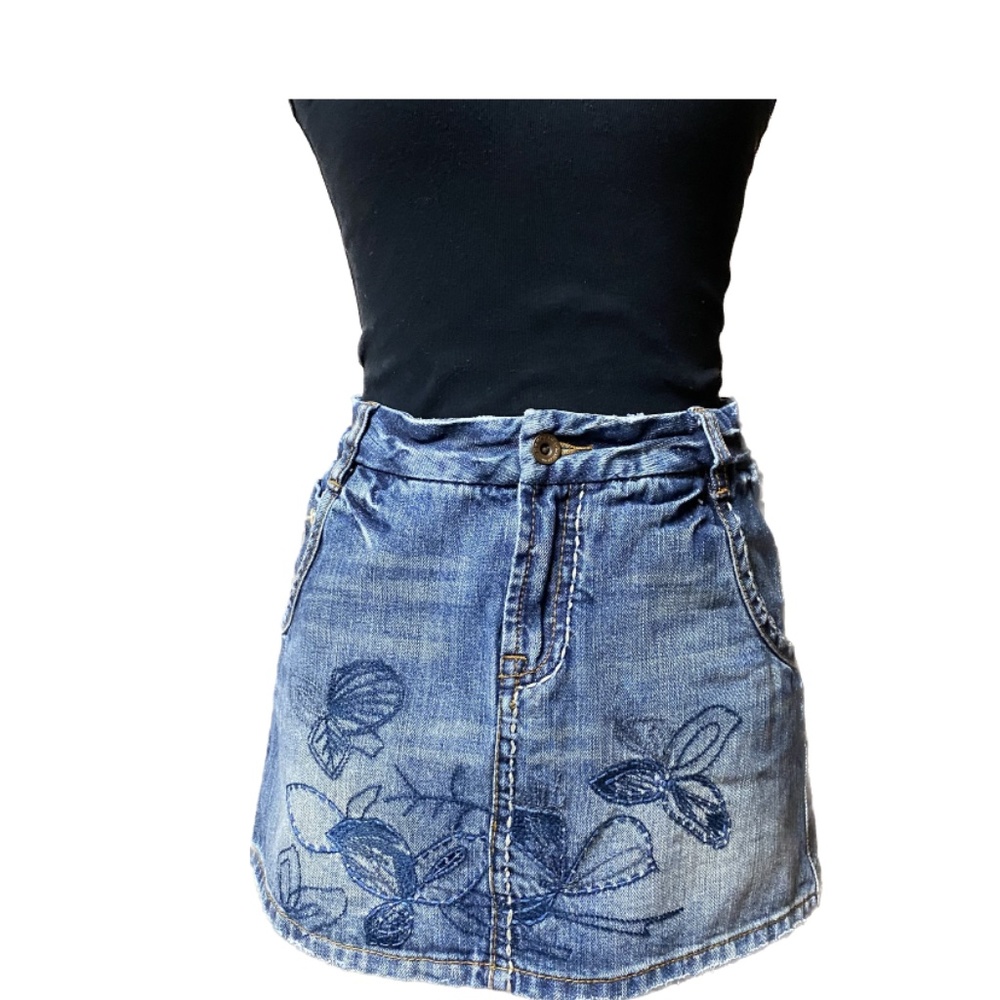 Parasuco Denim Mini Skirt